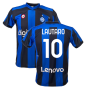 Completo Inter ufficiale Lautaro 10 replica 2022-2023 e pallone